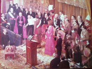 Proclamación en Las Cortes como Rey de España. ¡Viva el Rey!