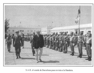 JUAN DE BORBON-legion- del libro 75 aniversario legion española