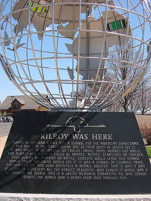 Kilroy Was Here Marker