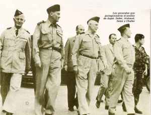 Putsch de Argel Zeller Jouhaud Salan y Challer