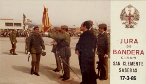 jura de bandera cir 9 san clemente de sasebas 17-3-85
