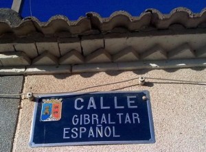FOTO 3. Una de las 7 calles españolas con el nombre de  Gibraltar Español